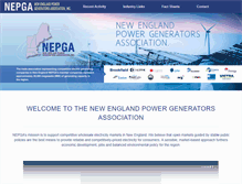 Tablet Screenshot of nepga.org